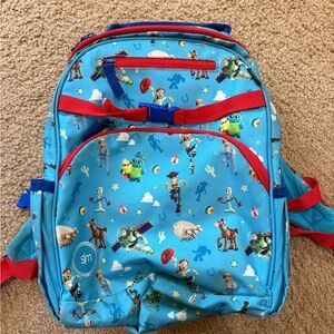 Blue Toy Story Backpack with Red Accents
